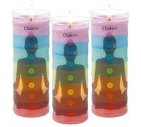 Kit Vela 7 Chakras: Aprende a hacer velas para armonizar emociones. Manual detallado y materiales para crear 7 velas representando los chakras. Ideal regalo espiritual.
