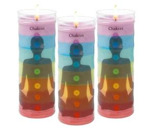 Kit Vela 7 Chakras: Aprende a hacer velas para armonizar emociones. Manual detallado y materiales para crear 7 velas representando los chakras. Ideal regalo espiritual.