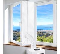 Kit Ventana Aire Acondicionado Portatil,Kit de Ventana para Aire Portátil,Tela Sellador de Ventana para Aire Acondicionado,Cubierta Aislante Air Conditioner Window Kit para Abatible y Tragaluz (300CM)