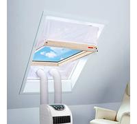 Kit Ventana Aire Acondicionado Portatil, Ventilaciones dobles Universal Sello Ventana Aire Acondicionado, Sellado Aislante Ventanas