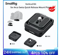 Kit Vertical SmallRig para Placa de Montaje de Liberación Rápida Arca-Swiss con 1/4"-20 y 3/8"-16, para Fotografía Vertical/Horizontal 5912