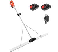 Kit vibratorio de solera de hormigón, herramienta de nivelación alimentada por pilas para construcción de carreteras y aceras