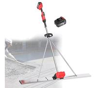 Kit vibratorio para soleras de hormigón con velocidad ajustable y pantalla de potencia para nivelación y acabado de superficies