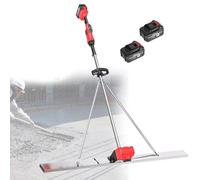 Kit vibratorio para soleras de hormigón con velocidad ajustable y pantalla de potencia para nivelación y acabado de superficies