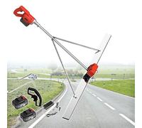 Kit vibratorio para soleras de hormigón, herramienta de acabado eléctrica con mango de goma, fácil de instalar y usar para construcción de carreteras y decoración de interiores, 1 m