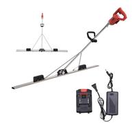 Kit vibratorio para soleras de hormigón, máquina eléctrica inalámbrica para nivelar superficies de hormigón, herramienta de acabado de cemento con cabezal vibrador y motor