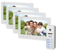 Kit Video Portero Colores (4 Viviendas) Blanco - ORNO