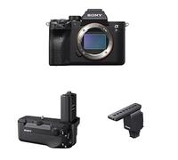 Kit Video Profesional cámara Sony Alpha 7R IV, Agarre Vertical VG-C4EM y micrófono de Pistola ECM-B1M, Ideal para Crear Contenido Audiovisual profesionalmente