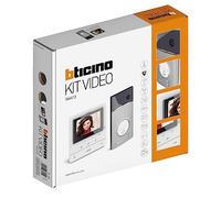 Kit Videoportero superficie2 hilos BticinoLinea 3000 con monitor CLASSE100V16E Basico364612