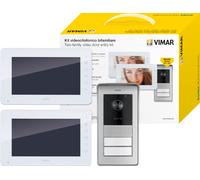 Kit videoportero Vimar Elvox monitor + alimentador + unidad de puerta + distribu