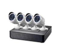 Kit videovigilancia 720p cctv level one 4 canales 4 camaras int - ext