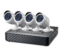 KIT VIDEOVIGILANCIA LEVEL ONE DSK-4001 4 CANALES 4 CAMARAS + GRABADOR