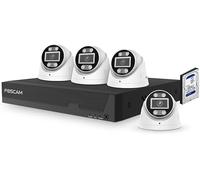Kit Vigilancia Foscam FN9108E-T4-2T con cámaras T5EP PoE y Disco de 2T Incluido.