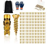 Kit Viti Di Espansione Corte 6×14mm Per Riparazione Cerniere Mobile E Ripristino Filetti Spanati, Fissaggio Sicuro Porta Armadio, Adatto Per Piastrelle Pietra Legno E Altro (200 PCS)