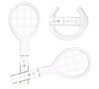 Kit Volante de Carreras Raqueta Tenis Controlador para Nintendo Wii Wiiu SPORTS