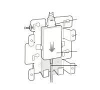 KIT:WALL MOUNT BRACKET CC5000-10 MK3XXX
