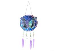 Kit Wind Chime con y Diamantes 5D DIY Kit Wind Chime con y Diamantes(B) | atractivo, incluye coloridas, cristales brillantes, ideal para sueños dulces, para fácil montaje