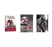 Kit Wolverine + Elektra + Zumbis Marvel