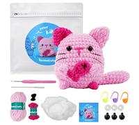 Kit YUMILI de ganchillo para principiantes con tutoriales en vídeo, juego completo para niños y adultos