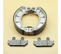Kit Zapatas Freno Moto Pastillas De Freno Delanteras Y Traseras Para Motocicleta Para VT600 VT 600 Para Shadow PC21 1988-1992 Frenos Tambor Componente Frenado Tambor(Delantero+trasero)