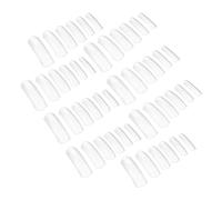 KITANDOVE 120 piezas Uñas Postizas Transparentes sin Marcas Puntas Acrílicas Largas para Manicura Segura y Fácil Aplicación DIY Profesional