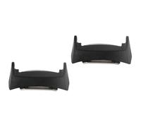 KITANDOVE 2piezas Smartwatch Clasp De Cuero Compatible Gear Fácil Instalación Diseño Atractivo y Duradero Negro