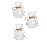 KITANDOVE 3 Piezas jarrón de Jacinto florero Botella de arreglo Floral decoración Vegetal terrario Home Decor decoração casa Titular de la Flor contenedor de Plantas hidroponicas Vidrio