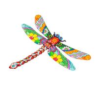 KITANDOVE decoración de la pared de la libélula adorno de mariquita de inauguración adornos de pared decoración pared decoración de la cerca del patio decoración de libélula de metal