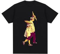 Kitano Takeshi Kikujirô No Natsu Movie Pullover Men's Crewneck T-Shirt Short Sleeve Top Unisex Pure Cotton tee Black XXXL