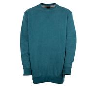 Kitaro Sudadera Suéter Hombre Redondo Algodón Básico Azul Verde Rojo más Grande
