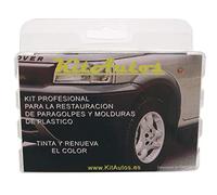 KITAUTOS Kit Restaurador de Paragolpes y Molduras de Plástico Color Negro