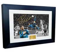 Kitbags & Lockers Marco de fotos firmado A4 de Cristiano Ronaldo The Overhead Goal Bicycle Kick Real Madrid vs Juventus de 12 x 8 pulgadas
