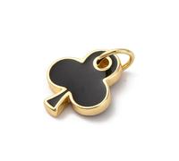 KitBeads Dijes de cartas esmaltados como As of Hearts Spades Clubs para hacer joyas, collares, aretes, pulseras, manualidades, Acrílico, No es una piedra preciosa