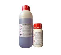 Kitcarbono Resina Epoxi Profesional UltraClear 815/A UV violeta + Endurecedor 1725/B formato 1,35kg