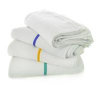 Kitchen All-purpose Bar Mop Towels, Cotton, Professional Grade for Home Kitchen or Restaurant Use - - White (16 X 19) (24, Gold) by Soft Touch Linen