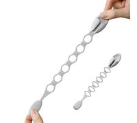 Kitchen Appliance Cord Winder, Wall-Mounted Cable Organizer, Silicone No-Punch Adjustable Holder For Bathroom And Festival Decor, Space-Saving Cord Management, 21.5x2.6cm