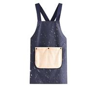 Kitchen Apron - Cross Back Bib Apron with Detachable Towel, No Tie Cooking with Comfortable Fit, Work for Men Women Chef Butcher Cleaning Teaching Gardening Bbq Grilling Painting, Kitchen Work