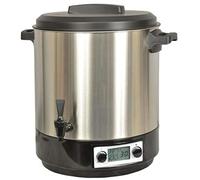 Kitchen chef esterilizador de tarros electrico deposito inox con pantalla lcd grifo y temporizador 31l 2000w kcpst31lcd.ix
