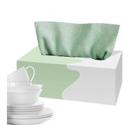 Kitchen Cleaning Dish Rags - 9.06in Cleanings Cloths | Polyester Cleaning Towels - Quick Drying lint Free Reusable Wipes with Pull out Design for Streak Free Glass Mirror