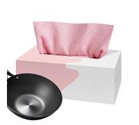 Kitchen Cleaning Dish Rags - 9.06in Cleanings Cloths | Polyester Cleaning Towels - Quick Drying lint Free Reusable Wipes with Pull out Design for Streak Free Glass Mirror