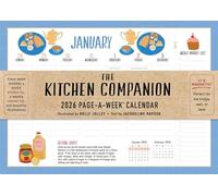 Kitchen Companion Page-A-Week Calendar 2026: It's Magnetic! Perfect for the Fridge, Wall, or Desk
