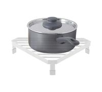 Kitchen Corner Riser, Frying Pan Stand, Triangular Storage Pedestal, Space-saving Kitchen Stand, Anti-skid Frying Pan Rest, Modern Kitchen Storage Riser, Triangle Kitchen Stand, Anti-slip Kitchen Rise