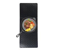 Kitchen Counter Drain Mat, Foldable Silicone Drying and Pad, Heat-Resistant and Easy-to-Clean for Cups, Bowls, Plates, Cookware, Pot Holders, Multipurpose Kitchen Counters, Sink, or Table Use