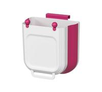 Kitchen Counter Trash Can, 10 L plegable silicona basura Bin, no Drill | Wall Mounted Design for Kitchen Gabinets, Restaurant Counters, Bakery Spaces, and Home Organization
