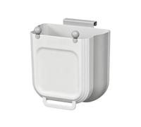 Kitchen Counter Trash Can, 10 L plegable silicona basura Bin, no Drill | Wall Mounted Design for Kitchen Gabinets, Restaurant Counters, Bakery Spaces, and Home Organization