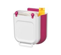 Kitchen Counter Trash Can, 10 L plegable silicona Holds basura Bin Wall | No Drill Plegable Silicona Cubo de basura y pared Montaje en basura Can for Home, Restaurante, Bakery, Puerta de gabinete