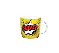 Kitchen Craft 425 ml "disposiciones testamentarias!" Tira de cómic de porcelana fina barril taza con forma de, amarillo