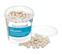 KitchenCraft Bollos de cerámica para repostería ciega, lavables y reutilizables, cerámica resistente al calor, 500g