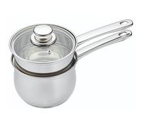 KitchenCraft Baño María de Inducción/Doble Caldera, Baño María de Acero Inoxidable en Caja de Regalo, 16 cm (6.3''), Plateado