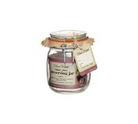 Kitchen Craft Jarra Tarro Conservador Casero de Vidrio 750ml, Blanco, 14x8x14 cm